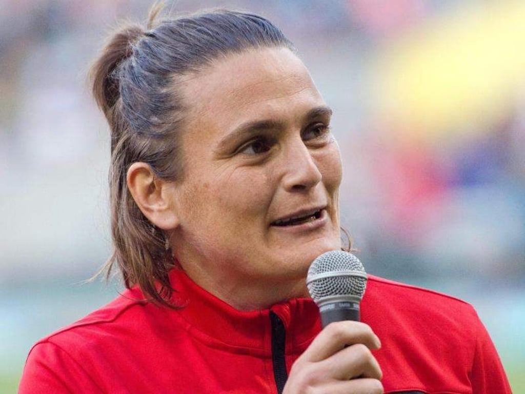Nadine Angerer hatte nur lobende Worte für die deutschen Fußballerinnen. Foto: Samuel Wilson