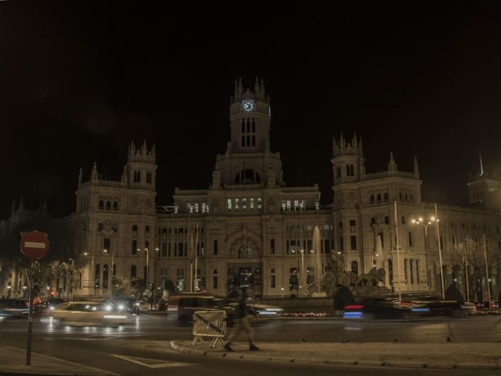 Der Palast der Kommunikation in Madrid. Foto: Alberto Sibaja/SOPA Images via ZUMA