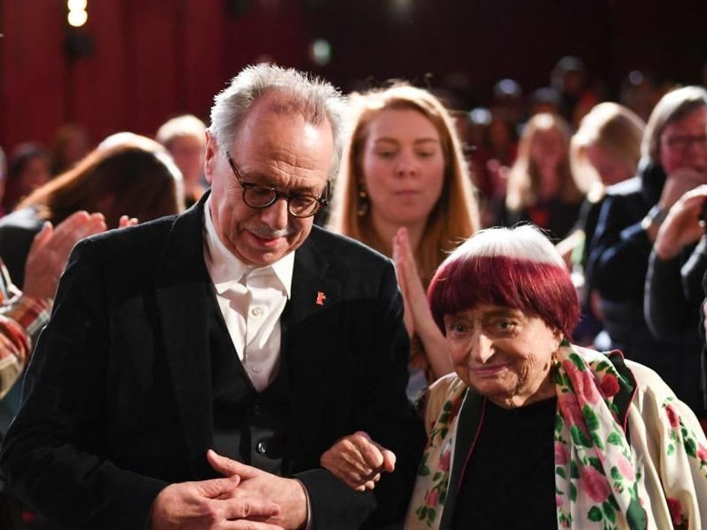 Berlinale-Chef Dieter Kosslick und Film-Ikone Agnès Varda. Foto: Britta Pedersen