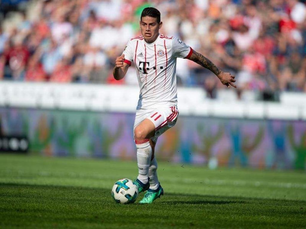 Bayern München besitzt eine einseitige Option James Rodríguez für 42 Millionen Euro fest zu verpflichten. Foto: Swen Pförtner