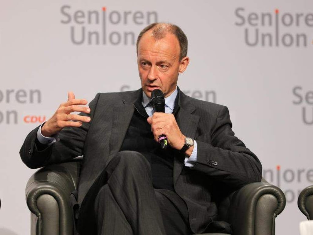 Merz: CDU Partei der inneren und äußeren Sicherheit. Peter Gercke Foto: Peter Gercke