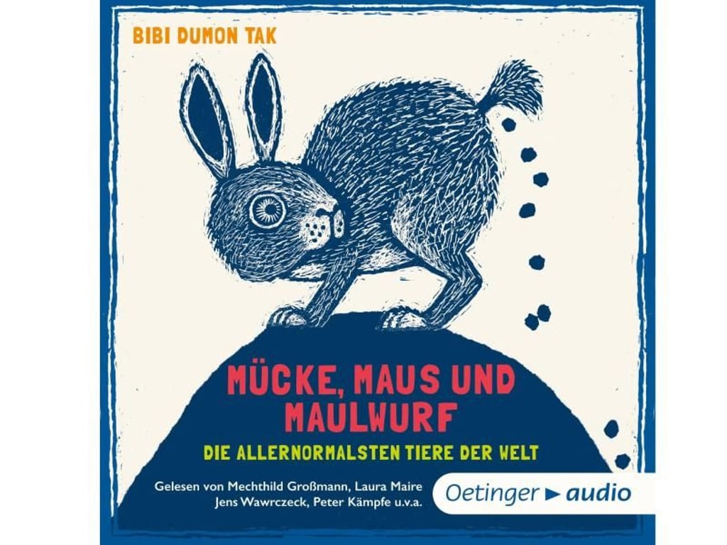 Was Tiere so alles drauf haben, erfahren Kinder bei «Mücke, Maus und Maulwurf: Die allernormalsten Tiere der Welt». Foto: Oetinger Audio Verlag
