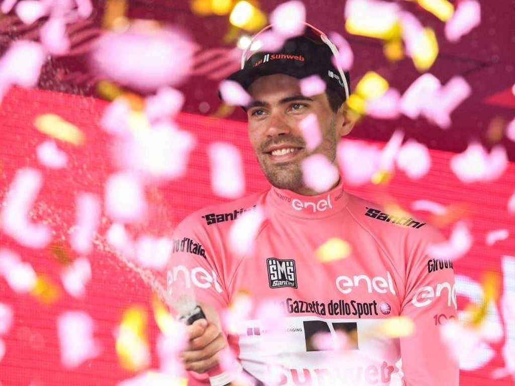 Tom Dumoulin baute seine Führung beim Giro aus. Foto: Alessandro Di Meo