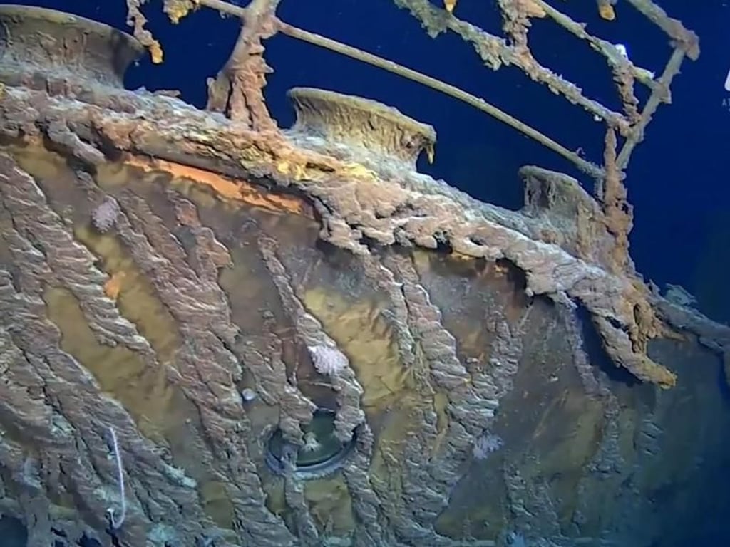 Mit fünf Tauchgängen gelang es einer Expeditionscrew, in 3800 Meter Tiefe Videos vom verfallenden Wrack der «Titanic» zu machen. Foto: Atlantic Productions/AP
