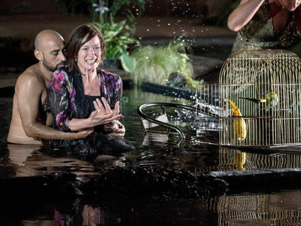 Siegfried und Kriemhild: In «Gold» verfilmt eine Crew die Nibelungensage. Foto: Andreas Arnold/dpa