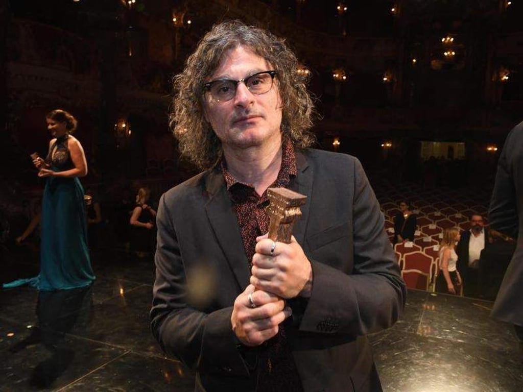 Ziad Doueiri (Regiepreis International) hat in München in diesem Jahr den Friedenspreis des deutschen Films bekommen. Foto: Felix Hörhager