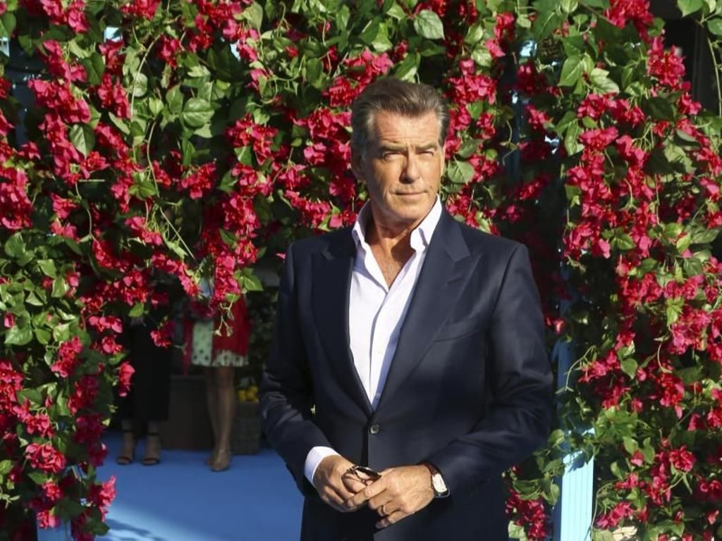 Pierce Brosnan schreibt gerade seine Autobiografie. Foto: Joel C Ryan/Invision/AP