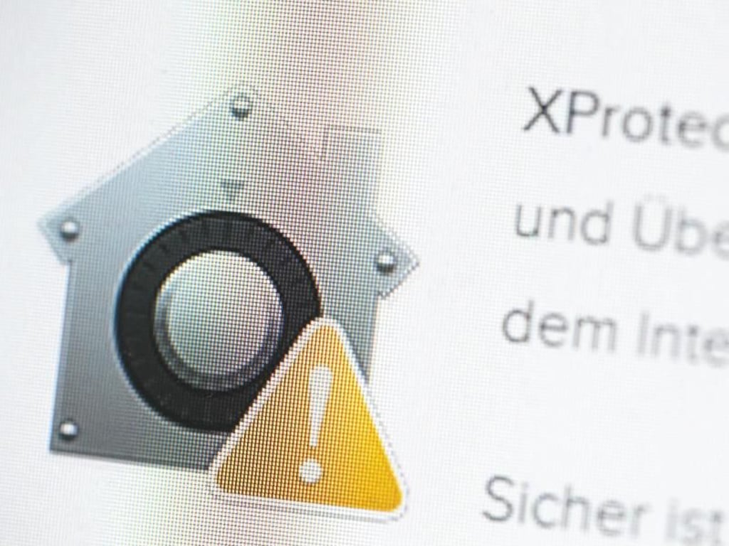 Xprotect ist ein in macOS integrierter Virenschutz - und reicht nach Expertenmeinung aus. Foto: Robert Günther