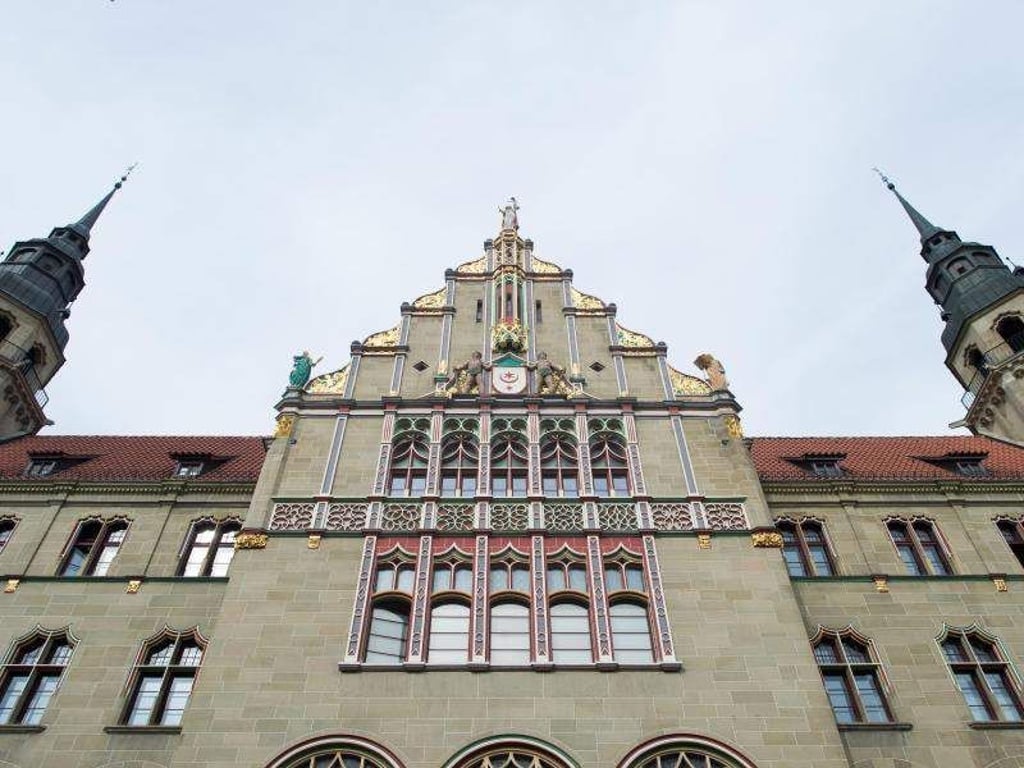 Das Landgericht Halle. Foto: Klaus-Dietmar Gabbert/Archiv