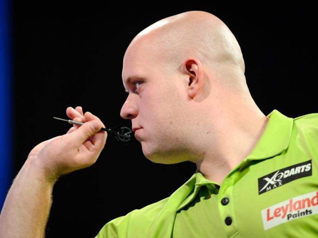 Der Niederländer Michael van Gerwen ist der amtierende Darts-Weltmeister. Foto: Thomas Eisenhuth