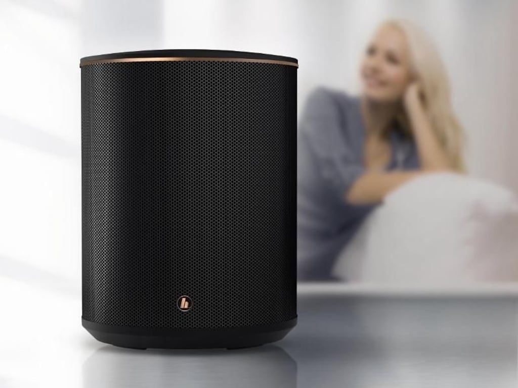 Der Smartspeaker Sirium 1400 von Hama arbeitet mit Alexa. Foto: Hama