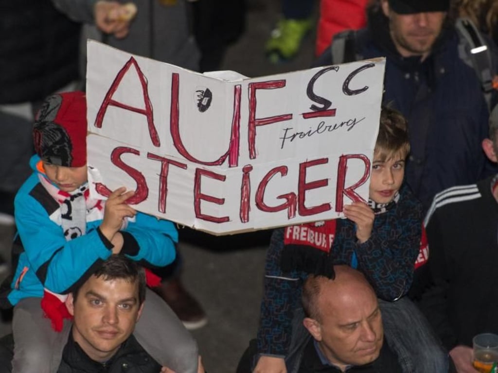 Der SC Freiburg spielt in der nächsten Saison wieder in der Bundesliga. Foto: Patrick Seeger