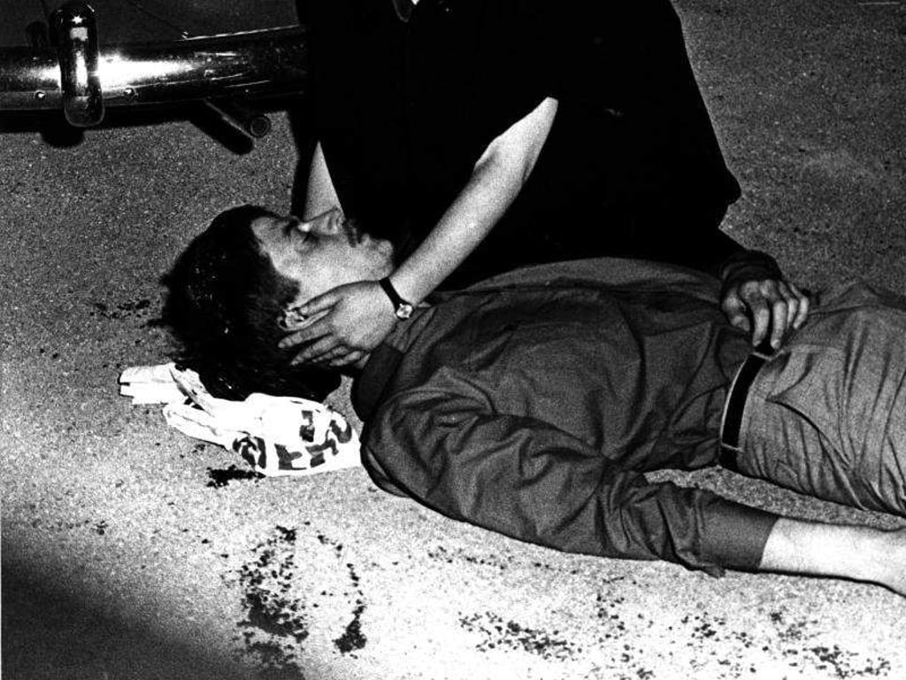 Am 2. Juni 1967 wurde der Student Benno Ohnesorg bei einer Anti-Schah-Demonstration in Berlin erschossen. Foto: Henschel/akg-images