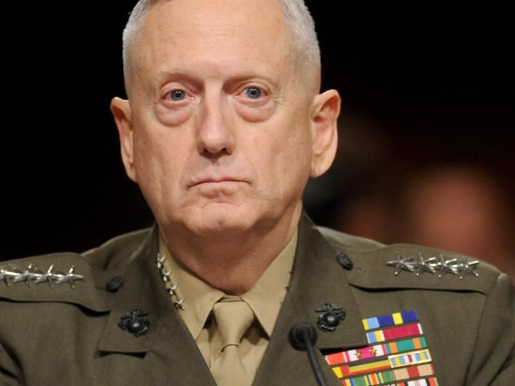 General Mattis steht seit Trumps Amtsantritt im Januar 2017 an der Spitze des Pentagons. Foto: Michael Reynolds/EPA