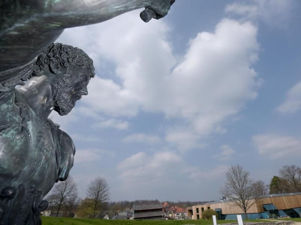 Eine Statue des römischen Kaisers Traian. Foto: Stefan Puchner