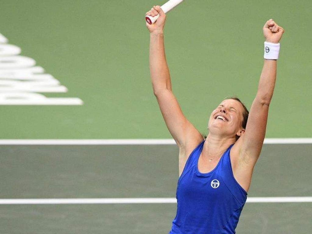 Barbora Strycova hat Tschechien mit 1:0 in Führung gebracht. Foto: Michal Kamaryt/CTK