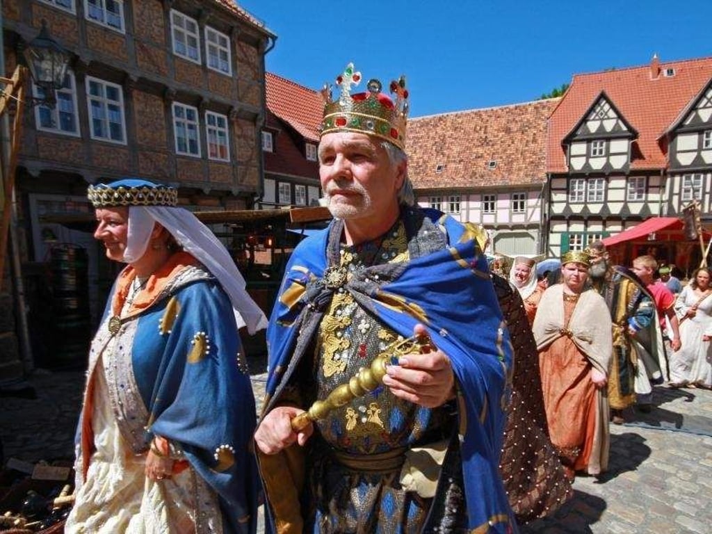 Zum Kaiserfrühling wird an das historische Quedlinburg erinnert. Foto: M. Bein