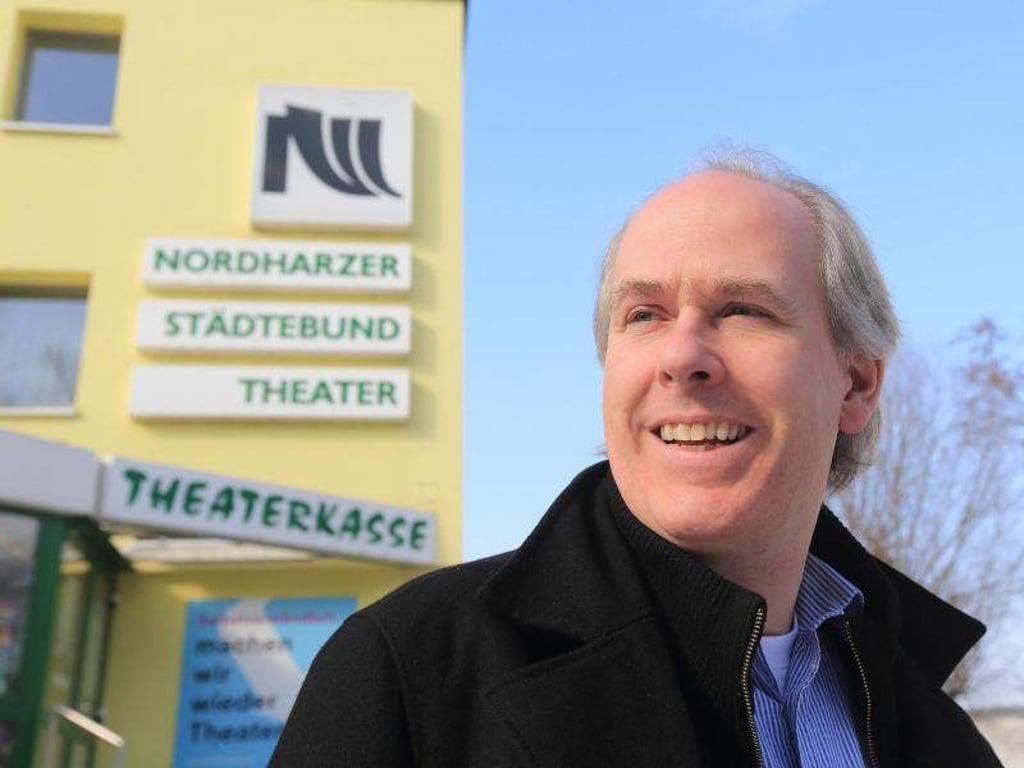 Johannes Rieger, Intendant vom Nordharzer Städtebundtheater in Halberstadt. Foto: Jens Wolf/Archiv