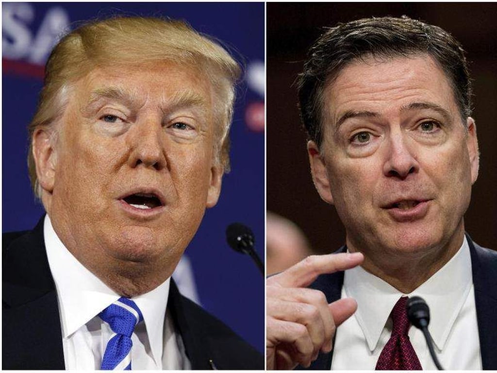 «Ich glaube nicht, dass er medizinisch nicht dazu in der Lage ist, Präsident zu sein. Ich denke, er ist moralisch nicht dazu geeignet, Präsident zu sein», sagt James Comey über Trump. Foto: AP