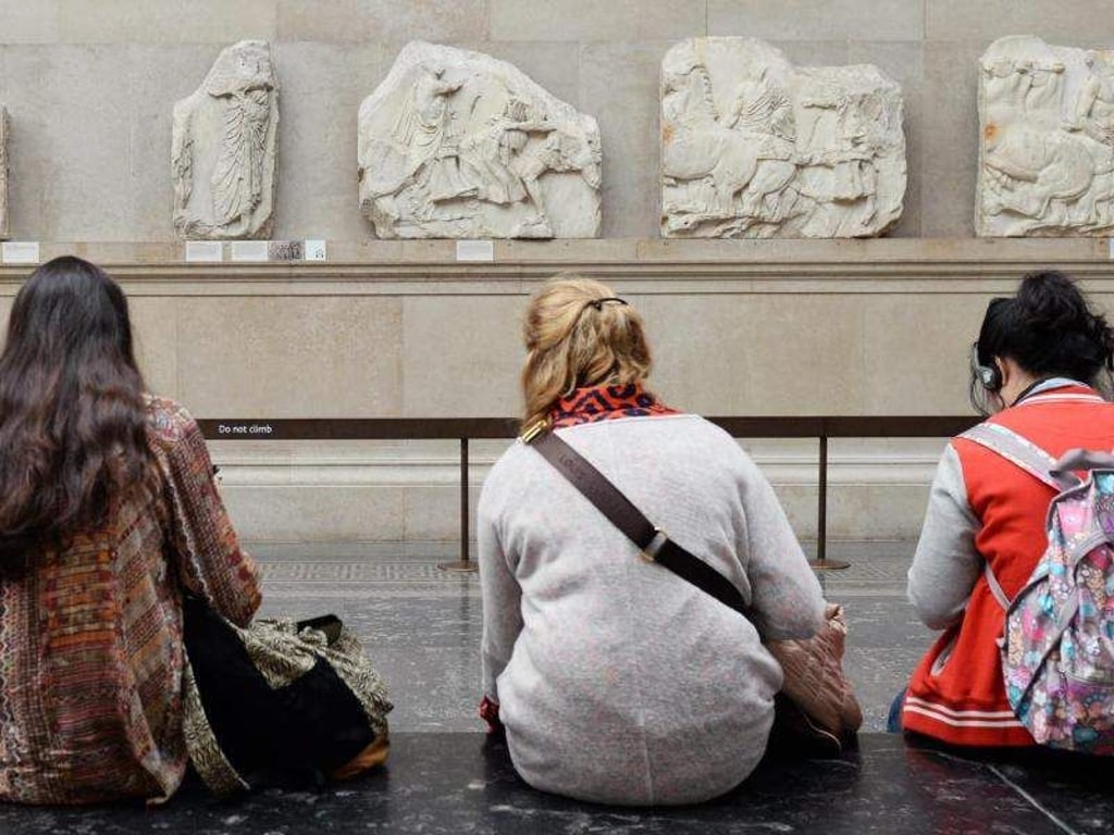 Der Parthenon-Fries im British Museum. Foto: Facundo Arrizabalaga