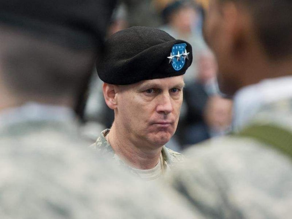 Generalleutnant Campbell bestätigt, dass ein Bundeswehr-General als Chef des Stabes in Wiesbaden die deutsch-amerikanische Zusammenarbeit stärken soll. Foto: Boris Roessler