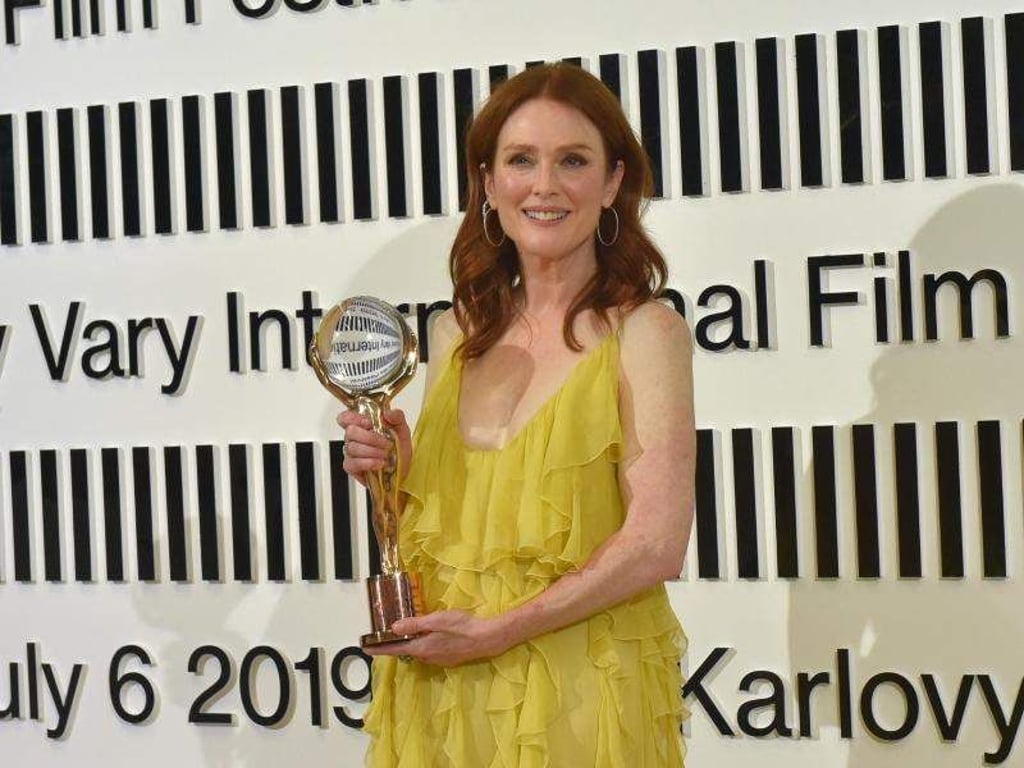 Julianne Moore wurde mit dem Kristallglobus geehrt. Foto: Slavomír Kube?