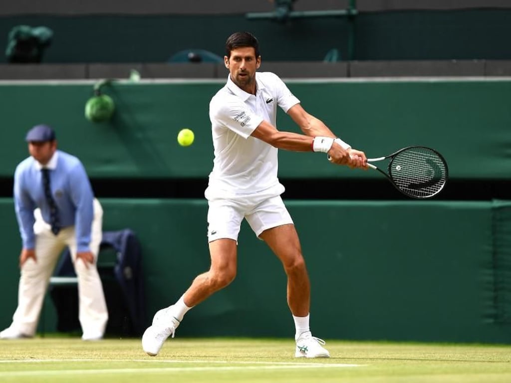 Steht in Wimbledon im Achtelfinale: Novak Djokovic. Foto: Victoria Jones/PA Wire