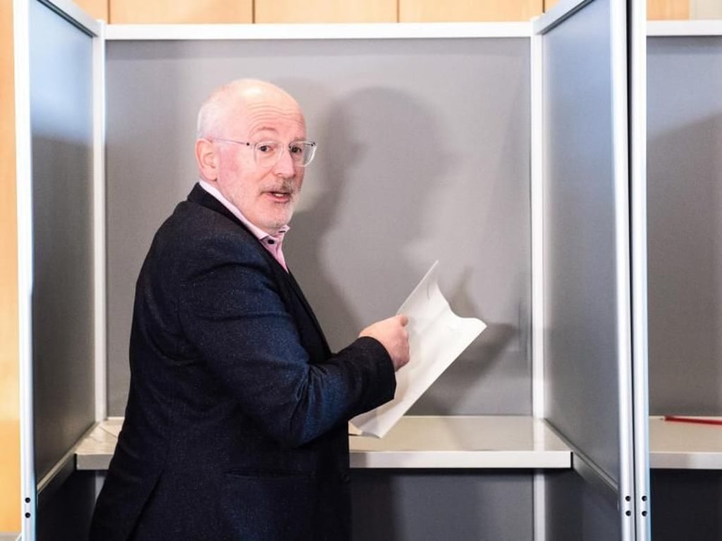 Der sozialdemokratische EU-Spitzenkandidat Frans hatte in den Niederlandden überraschend stark abgeschnitten. Foto: Anthony Dehez/European Parliament