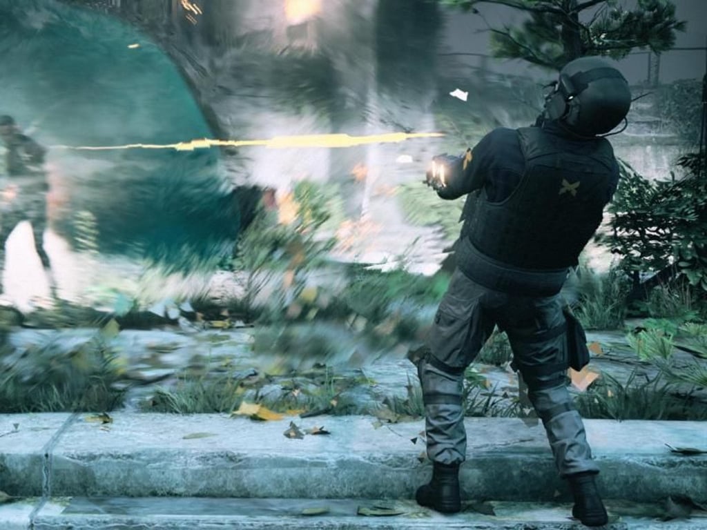 Jack Joyce kann in «Quantum Break» die Zeit manipulieren. Das gibt ihm im Kampf gegen Söldnerhorden entscheidende Vorteile. Screenshot: Sony Computer Entertainment Foto: Sony Computer Entertainment