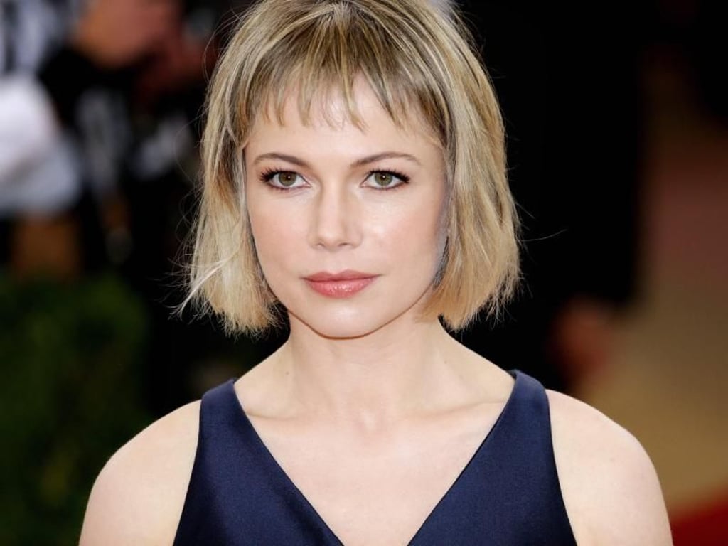 Dezenter Look: Schauspielerin Michelle Williams in New York. Foto: Justin Lane
