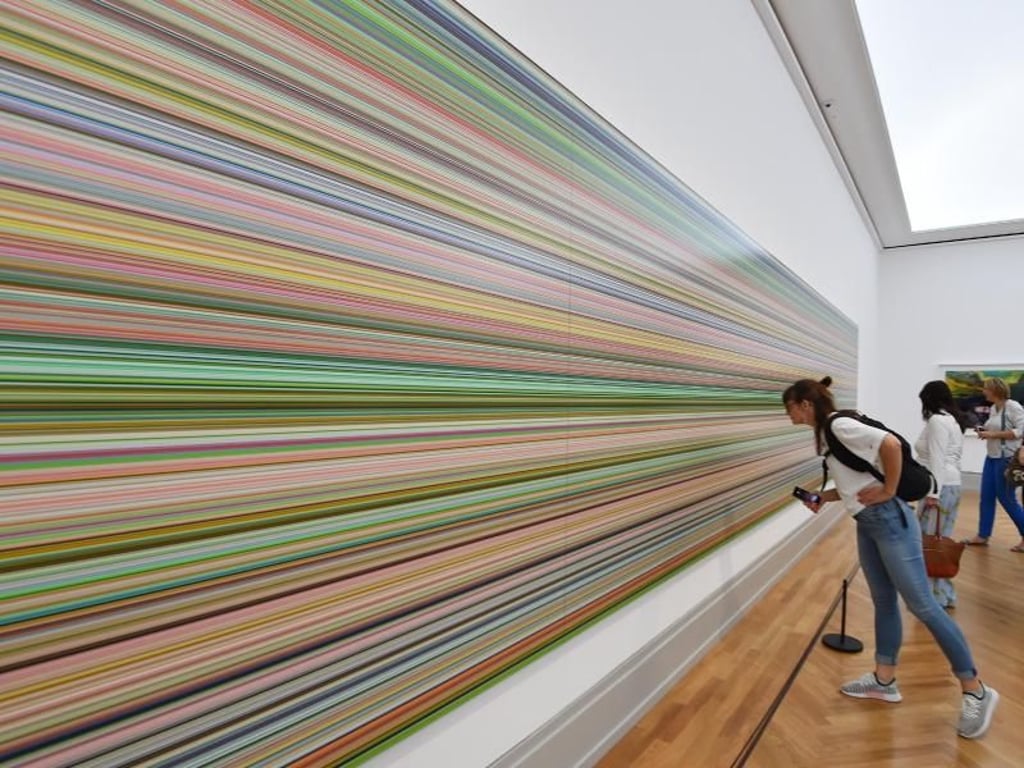 Gerhard Richter, Strip, 2013/2016. Foto: Bernd Settnik
