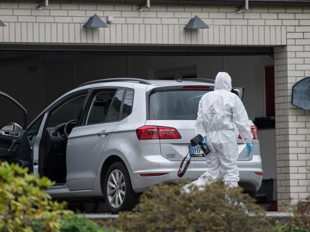 Spurensicherung in Mörlenbach. Foto: Silas Stein