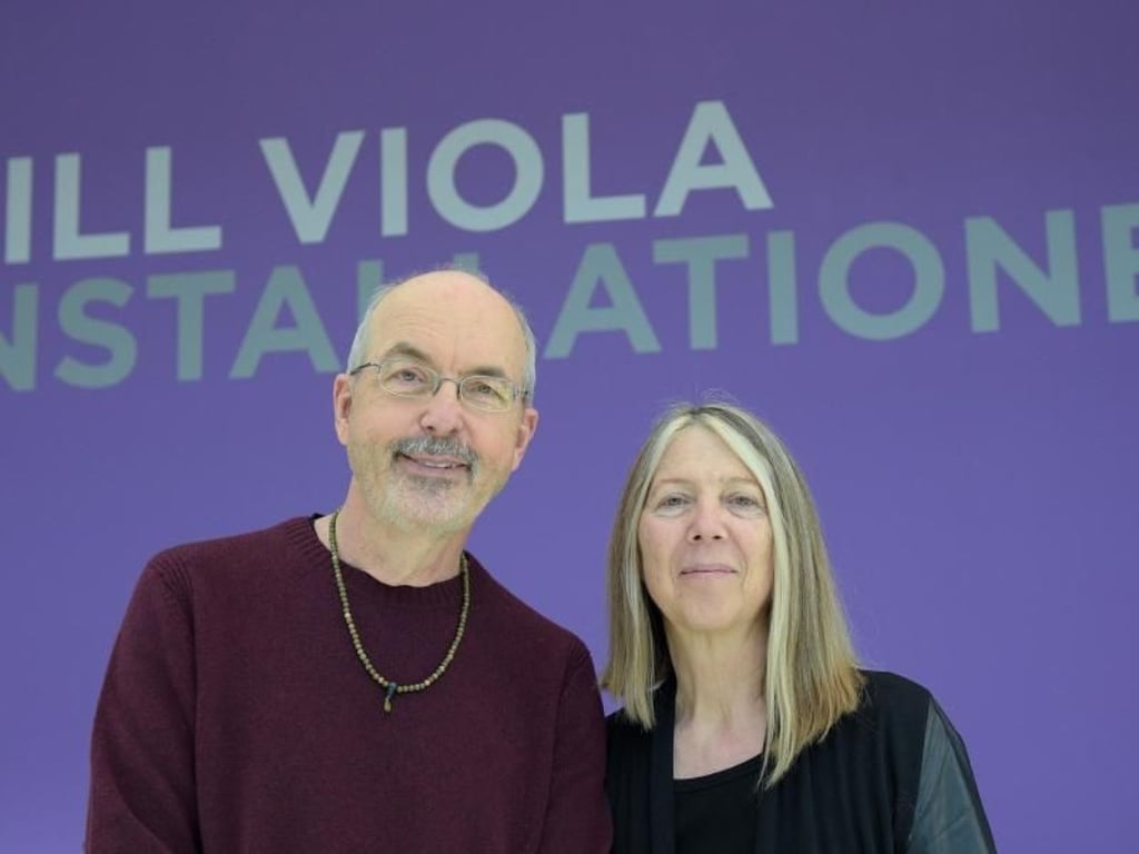 Bill Viola ist mit seiner Frau Kira Perov nach Hamburg gekommen. Foto: Axel Heimken