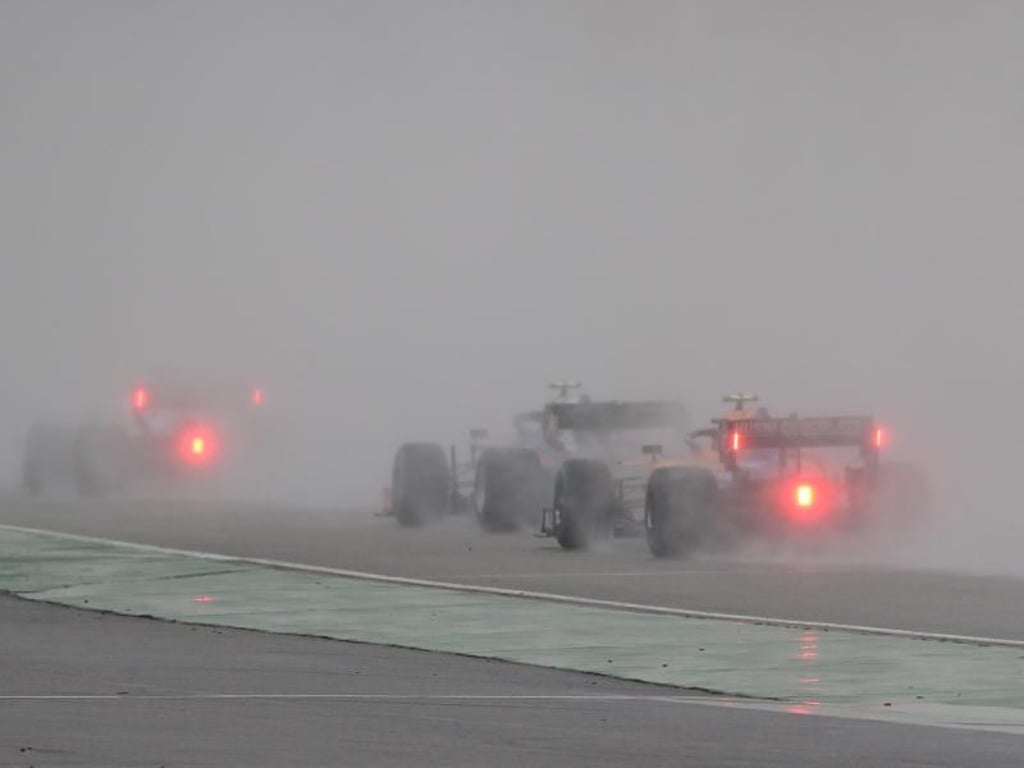 Beim Formel-1-Rennen auf dem Hockenheimring herrschte zeitweise schlechte Sicht. Foto: Jan Woitas