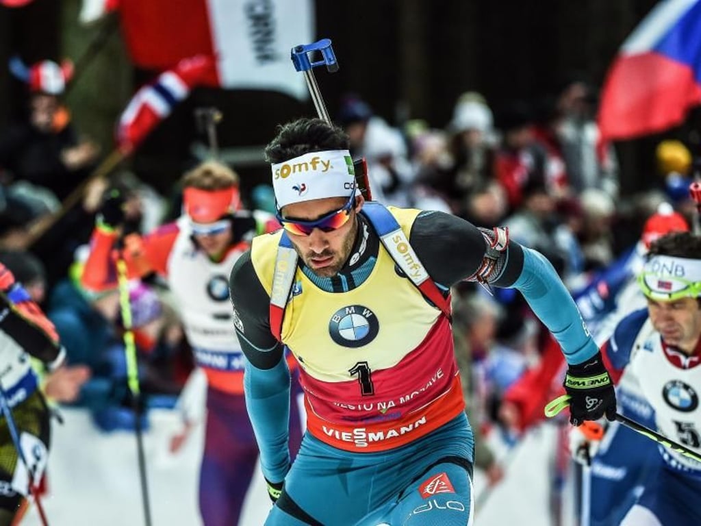 Martin Fourcade war auch im Massenstart in Nove Mesto nicht zu schlagen. Foto: Filip Singer