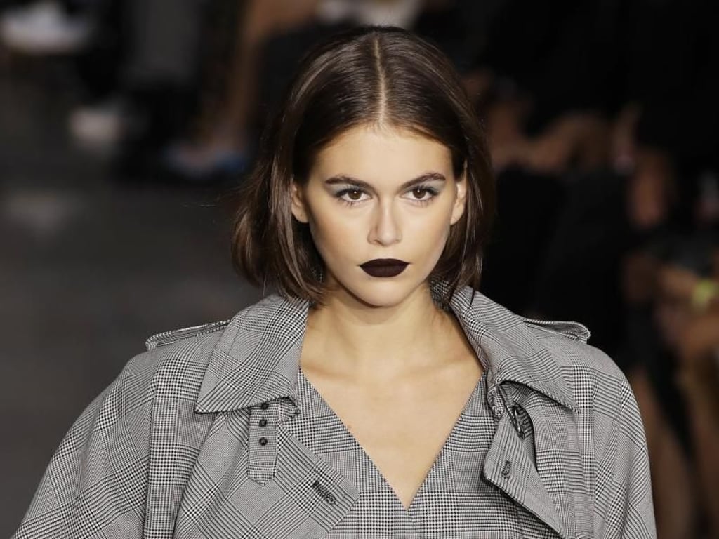 Model Kaia Gerber, die Tochter von Cindy Crawford, bei der Show von Max Mara in Mailand. Foto: Luca Bruno
