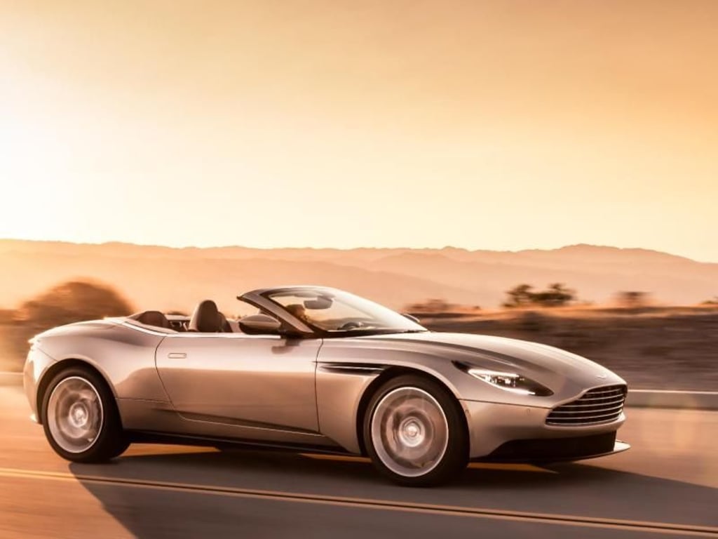 Aston Martin DB11 Volante: Der V8-Motor des Engländers leistet 375 kW/510 PS. Foto: Aston Martin