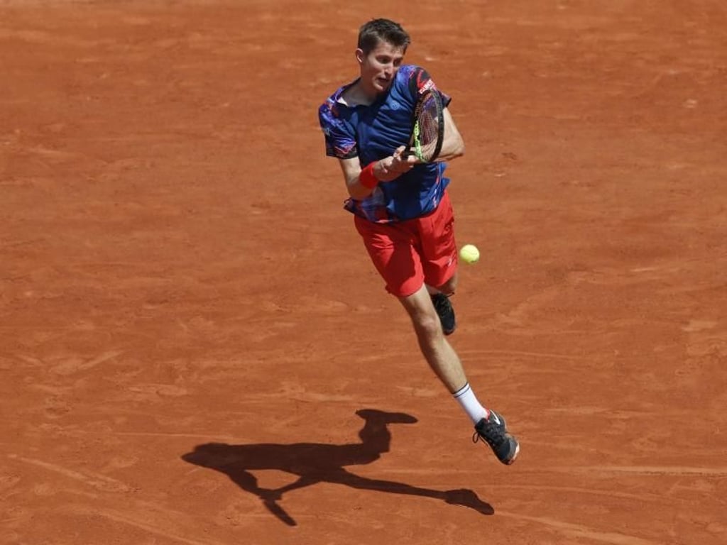 Yannick Maden hatte gegen Rafael Nadal keine Chance. Foto: Christophe Ena/AP