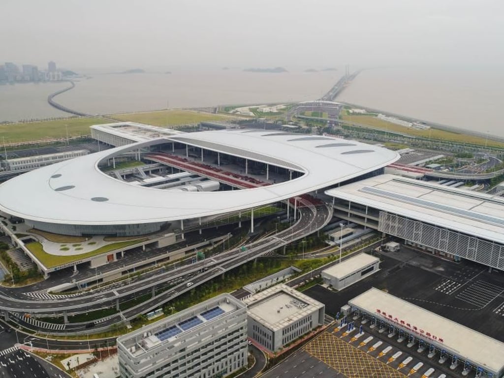 Der Zhuhai-Hafen ist Teil der Hongkong-Zhuhai-Macau-Brücke. Foto: Deng Hua/XinHua