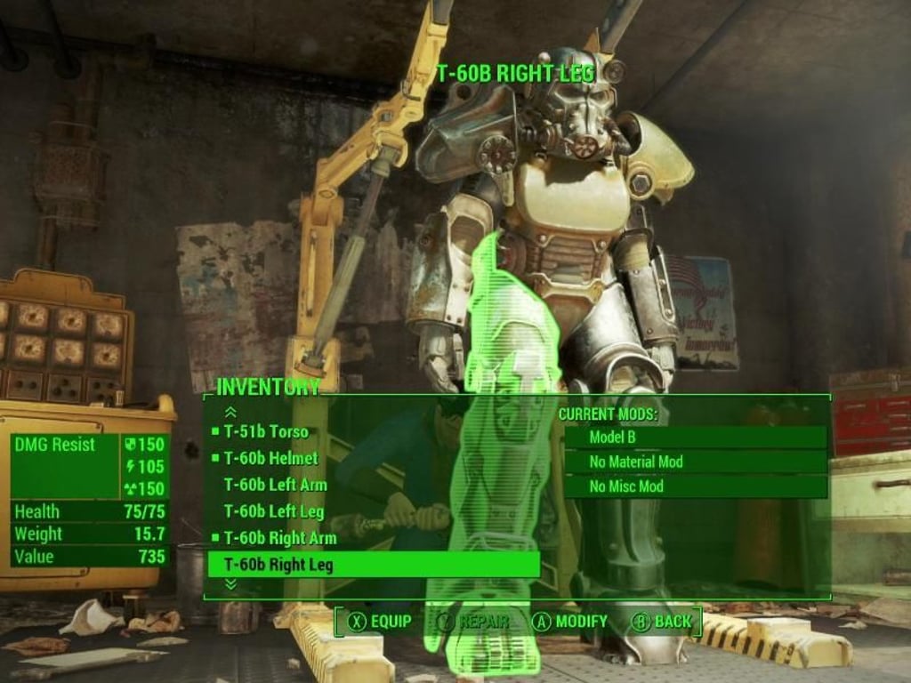 Wie die Waffen können auch die Rüstungen und Kleidungsstücke im Spiel umfangreich konfiguriert werden. Screenshot: Bethesda Foto: Bethesda