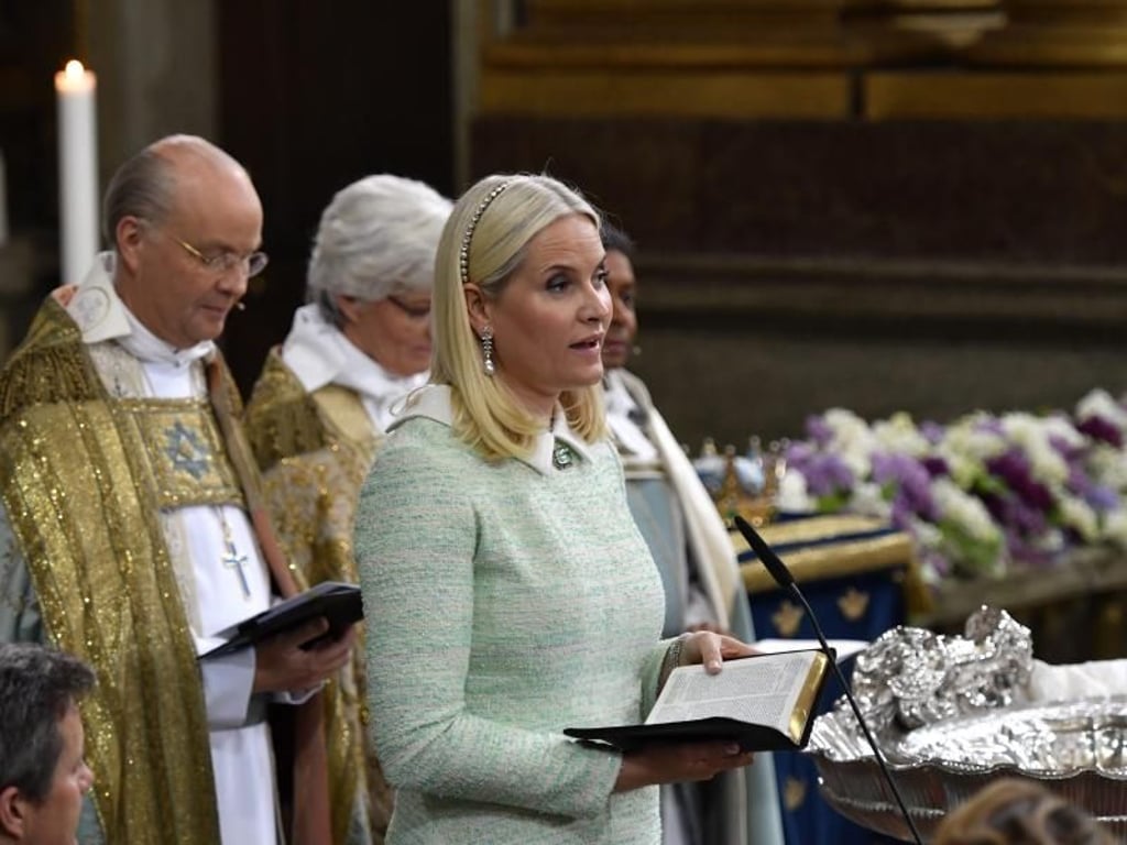 Oscars Patin Mette-Marit, Kronprinzessin von Norwegen. Foto: Anders Wiklund