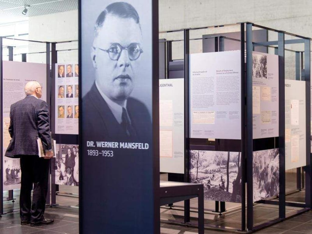 Blick in die Ausstellung «Das Reichsarbeitsministerium 1933-1945: Beamte im Dienst des Nationalsozialismus». Foto: Monika Skolimowska