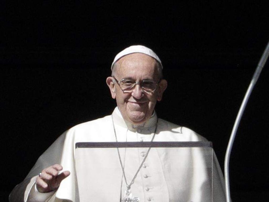 Papst Franziskus erzählt vom Beten. Foto: Andrew Medichini