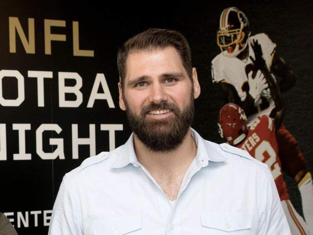 Der ehemalige deutsche NFL-Football-Spieler Sebastian Vollmer. Foto: Jörg Carstensen