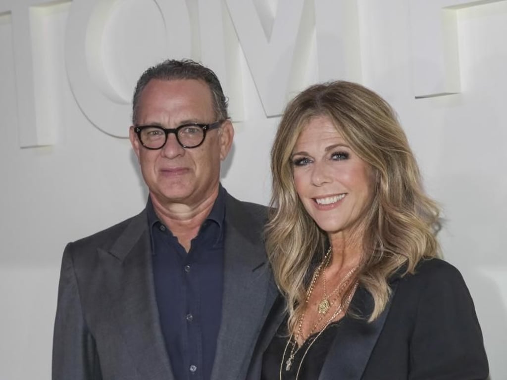 Prominente Gäste bei Tom Ford: Tom Hanks und seine Frau Rita Wilson. Foto: Brent N. Clarke/Invision