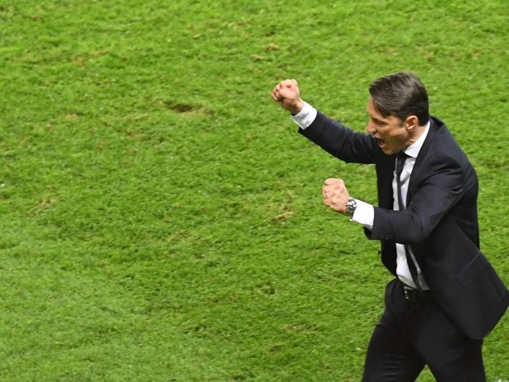 Trainer Niko Kovac führte sein Team zum Double. Foto: Hendrik Schmidt