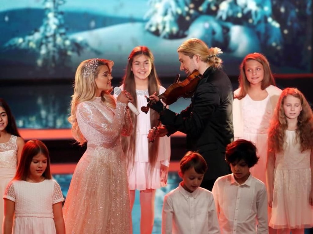 David Garrett und YouTuberin Shirin David rühren das Herz an. Foto: Jens Büttner