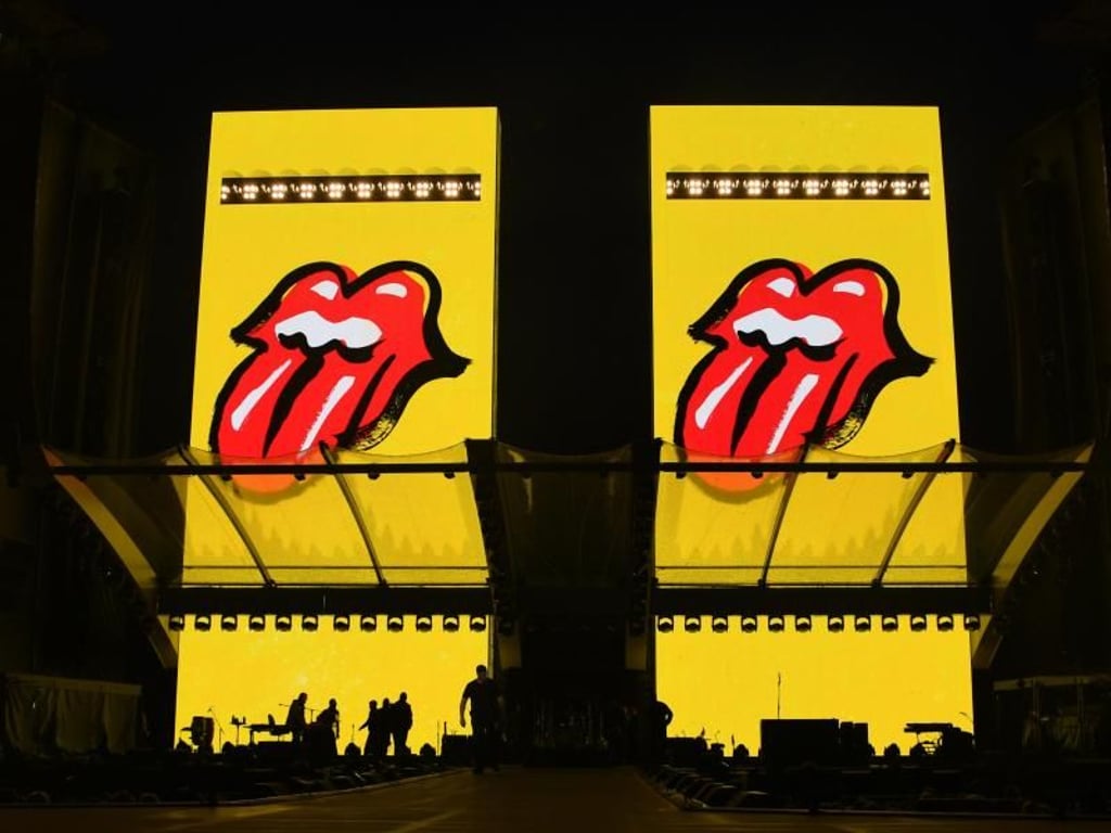 Die Stones nehmen gewaltige Videoleinwände mit auf Tour. Foto: Carsten Rehder