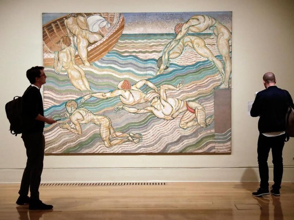 Duncan Grant, Bathing, 1911. Foto: Matt Dunham