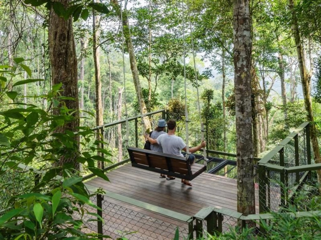 Naturareal The Habitat auf dem Penang Hill - manche Konstruktion ist etwas eigenwillig.
Foto: Penang Global Tourism